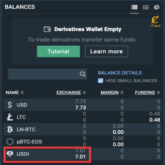 روش Balances Widget